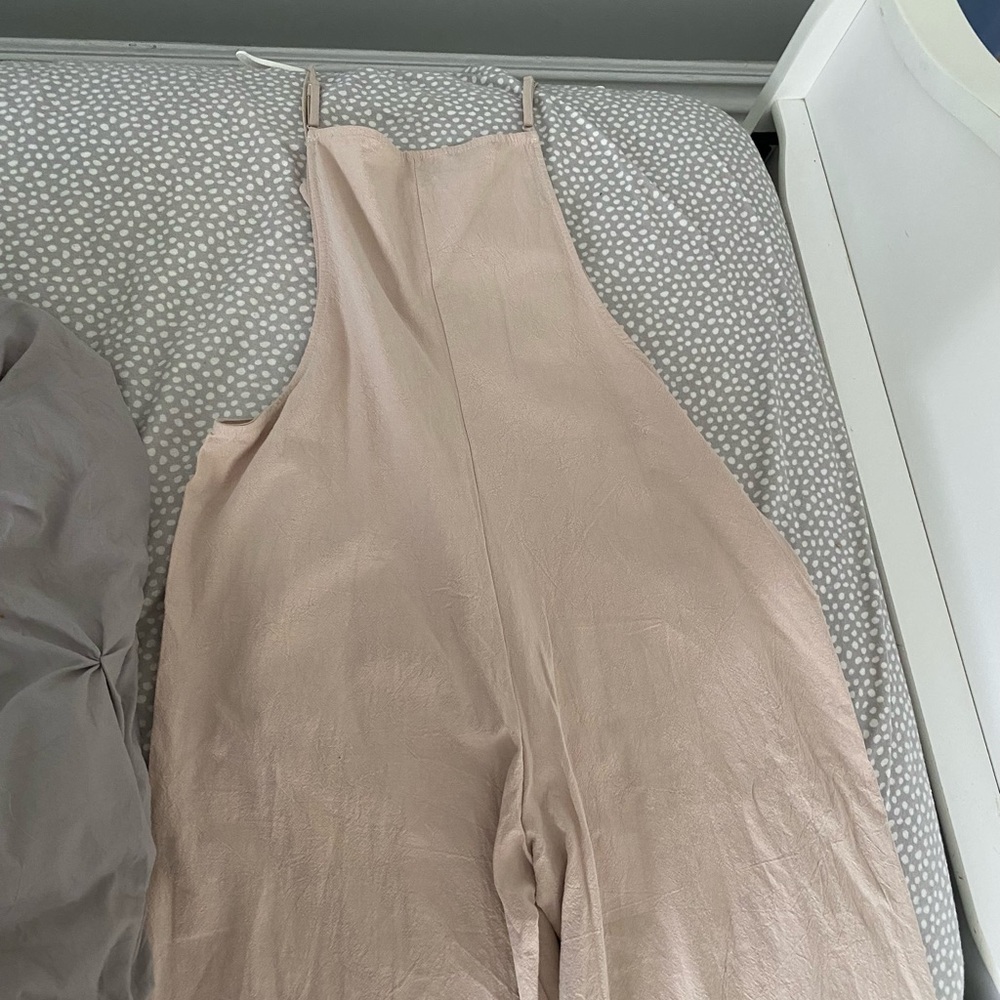 Peach Overalls